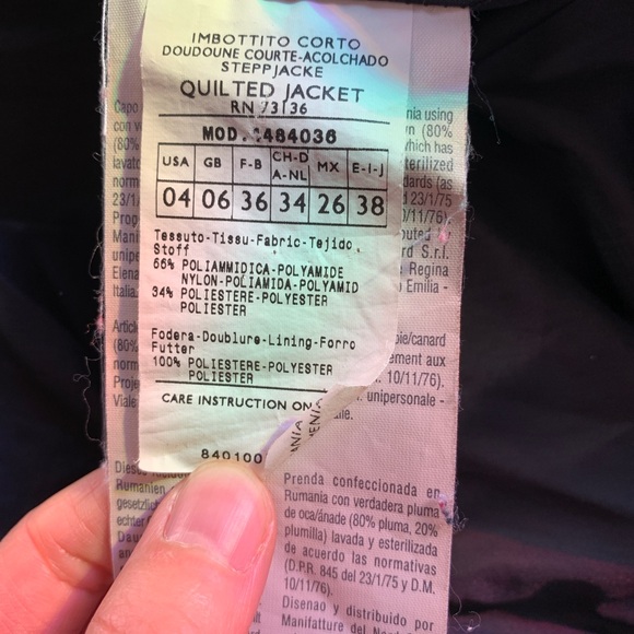 Black Max & Co. Puffer Jacket - Picture 3 of 5